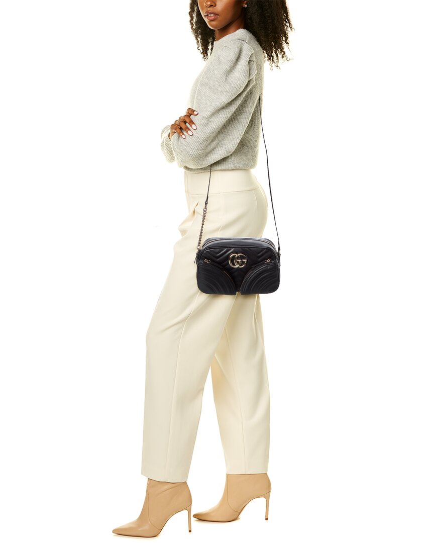 Gucci Gg Marmont Small Leather Crossbody