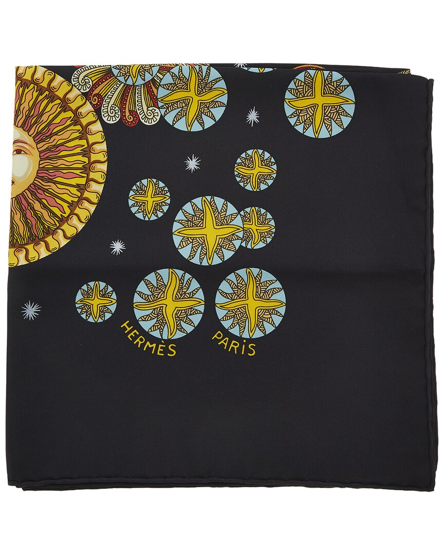 Hermès Hermès Le Roy Soleil Annie Faivre Silk Scarf (Authentic Pre-Loved)