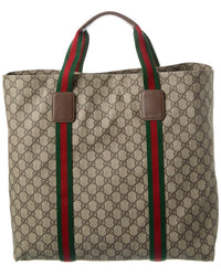 Gucci Gucci Tender Medium Gg Supreme Canvas Tote