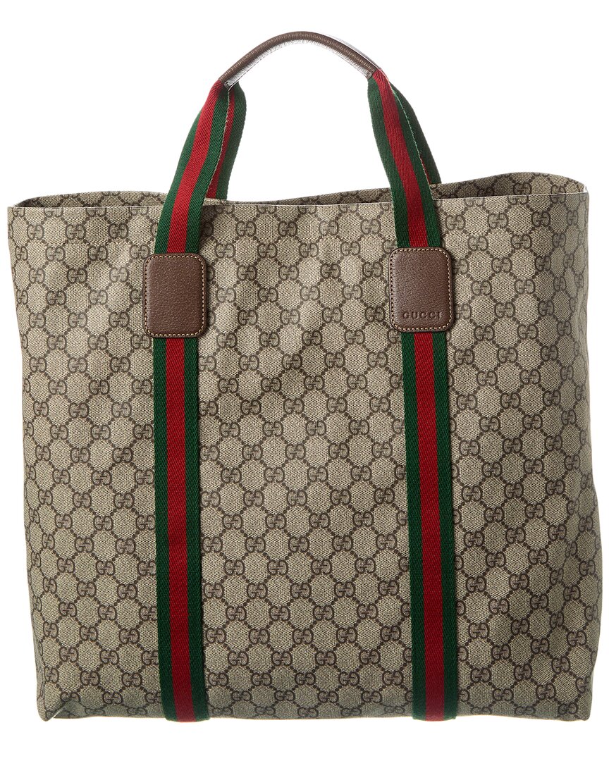 Gucci Gucci Tender Medium Gg Supreme Canvas Tote
