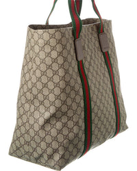 Gucci Gucci Tender Medium Gg Supreme Canvas Tote