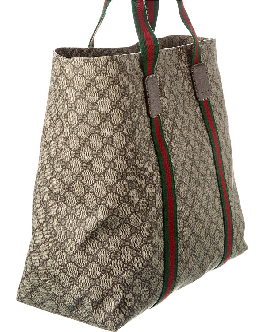 Gucci Gucci Tender Medium Gg Supreme Canvas Tote
