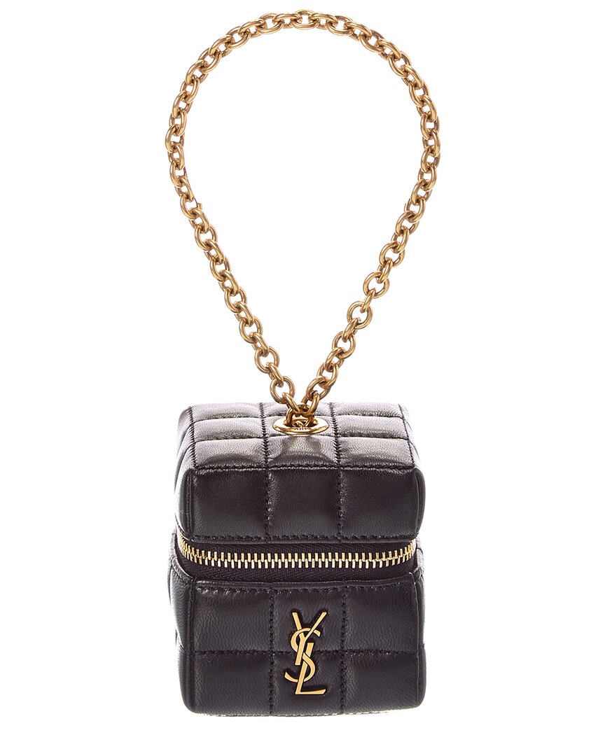 Saint Laurent Saint Laurent Cassandre Mini Leather Coin Purse