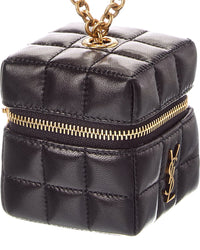 Saint Laurent Saint Laurent Cassandre Mini Leather Coin Purse