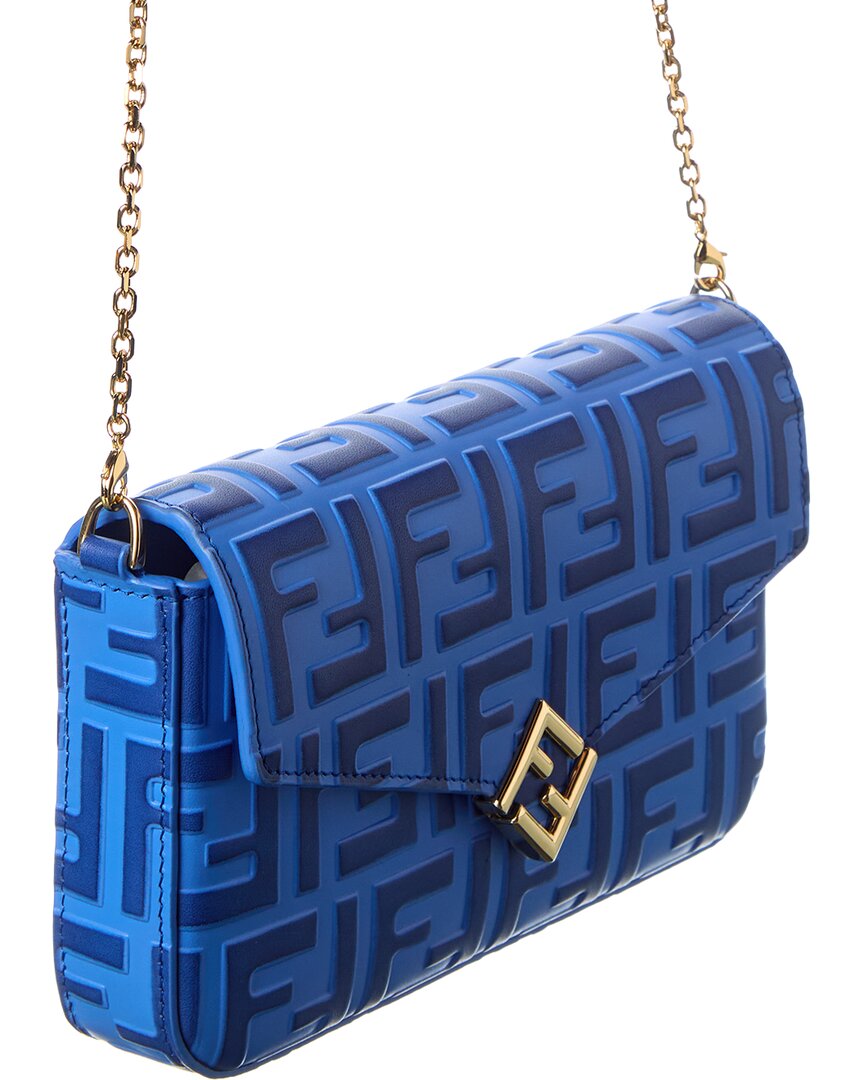 FENDI Fendi Ff Diamonds Leather Wallet On Chain