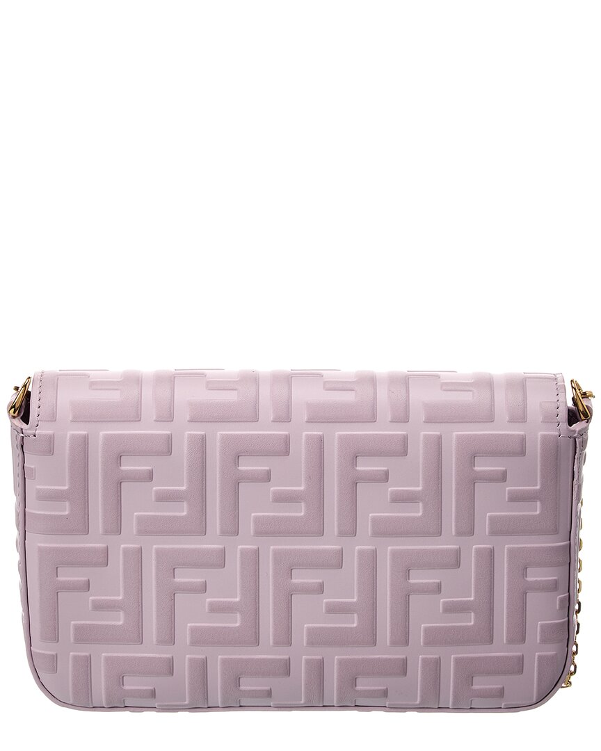 FENDI Fendi Ff Diamonds Leather Wallet On Chain