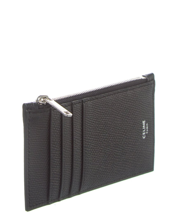 Celine Zipped Compact Leather Card Holder