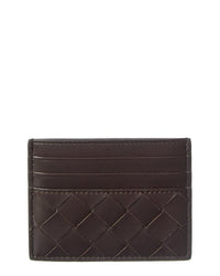 Bottega Veneta Bottega Veneta Logo Leather Card Case