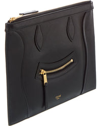 Celine Medium Leather Pouch