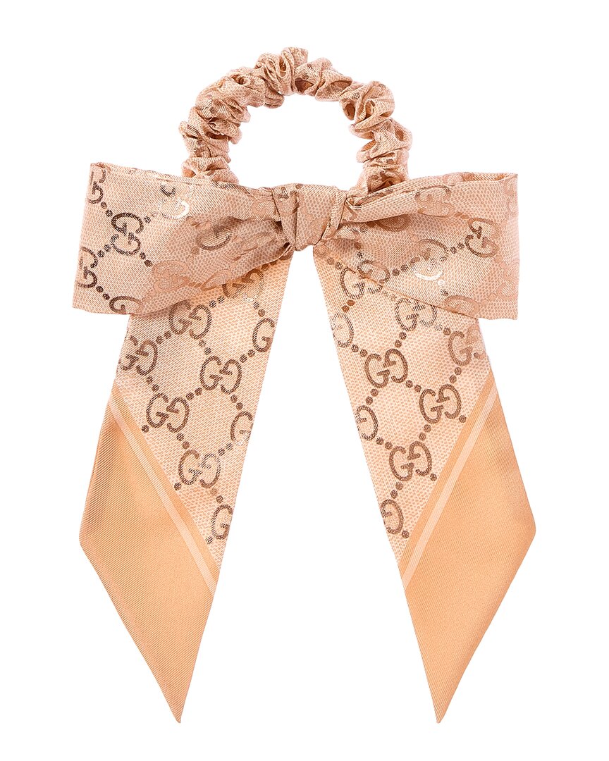Gucci Gucci Jacquard Silk Scrunchie