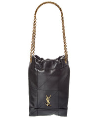 Saint Laurent Mini Leather Bucket Bag