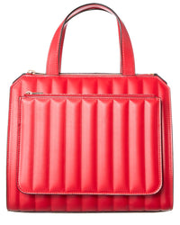 Valextra Passepartout Medium Leather Satchel ONE SIZE Red