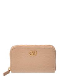 Valentino Valentino Vlogo Signature Leather Small Wallet