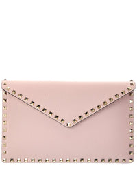 Valentino Valentino Rockstud Leather Clutch