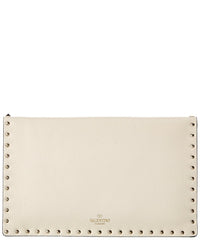 Valentino Valentino Rockstud Grainy Leather Pouch