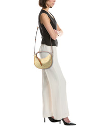 CELINE Celine Lulu Teen Canvas & Leather Hobo Bag