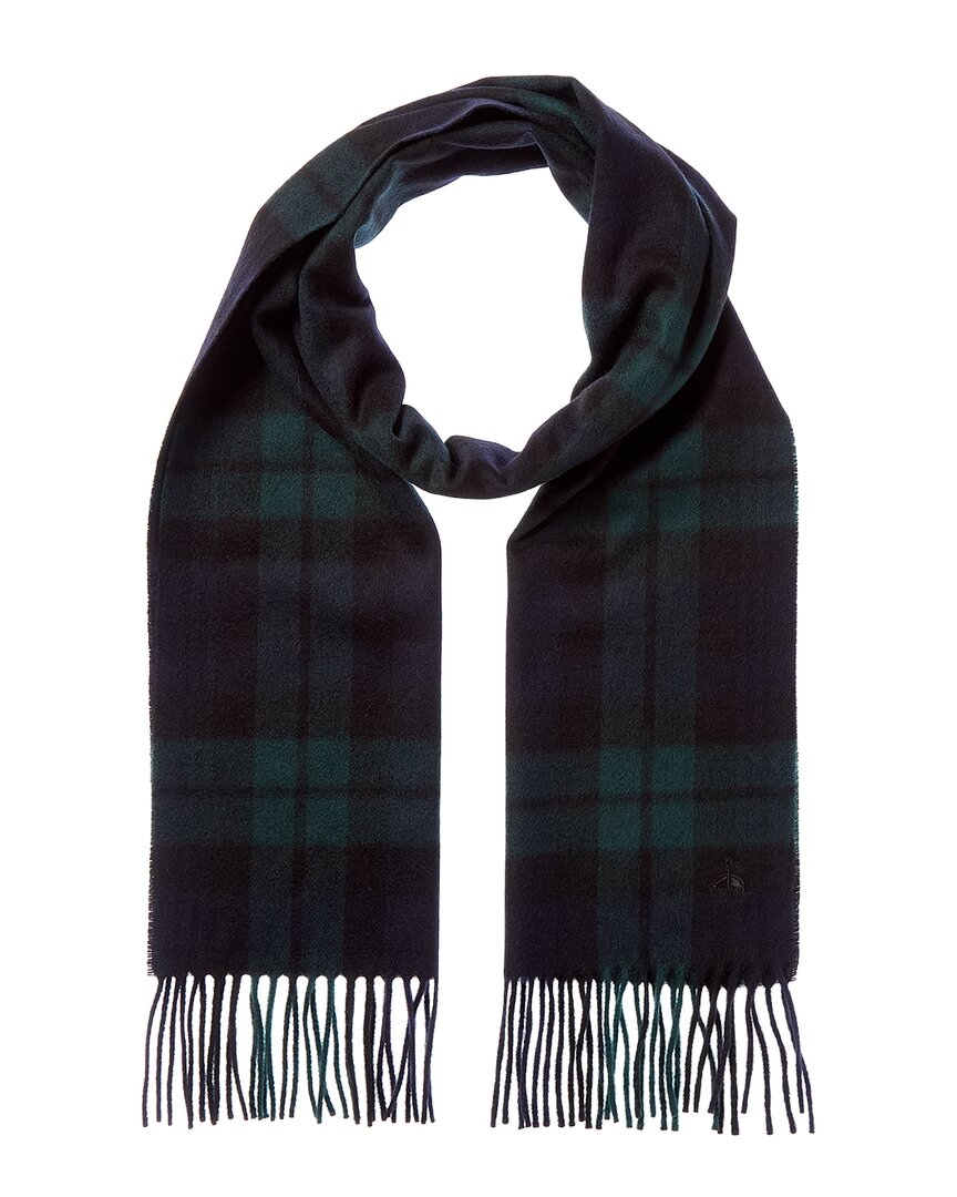 Brooks Brothers Black Watch Wool & Cashmere-Blend Scarf