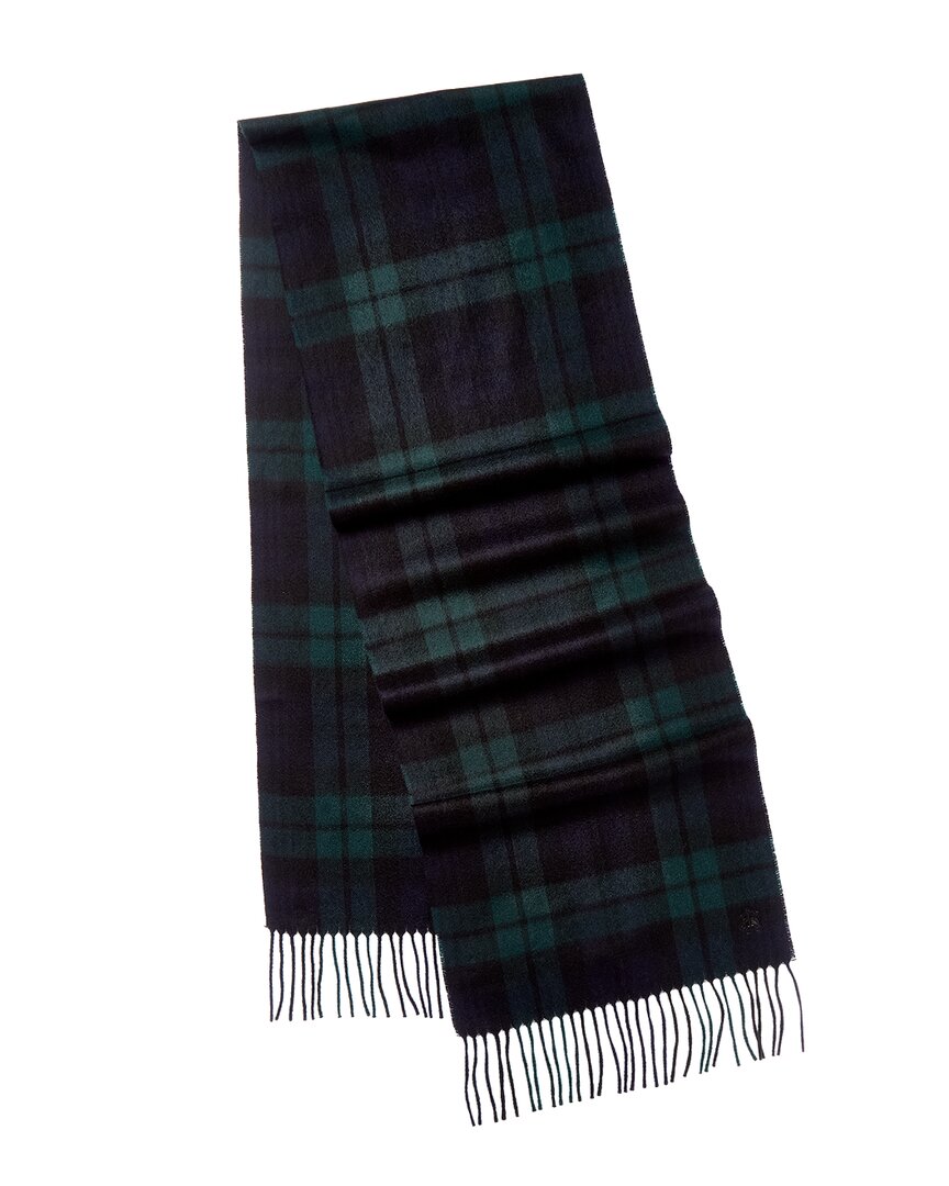 Brooks Brothers Black Watch Wool & Cashmere-Blend Scarf