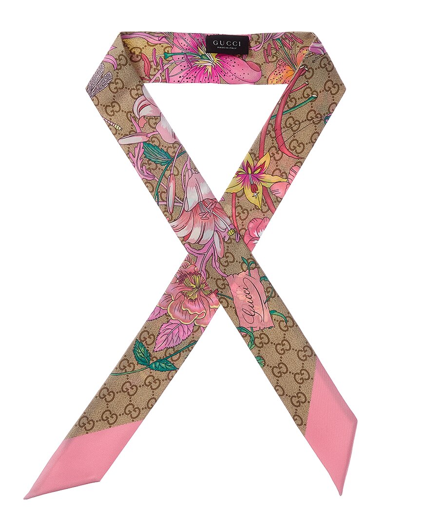 Gucci Gucci Gg Silk Scarf