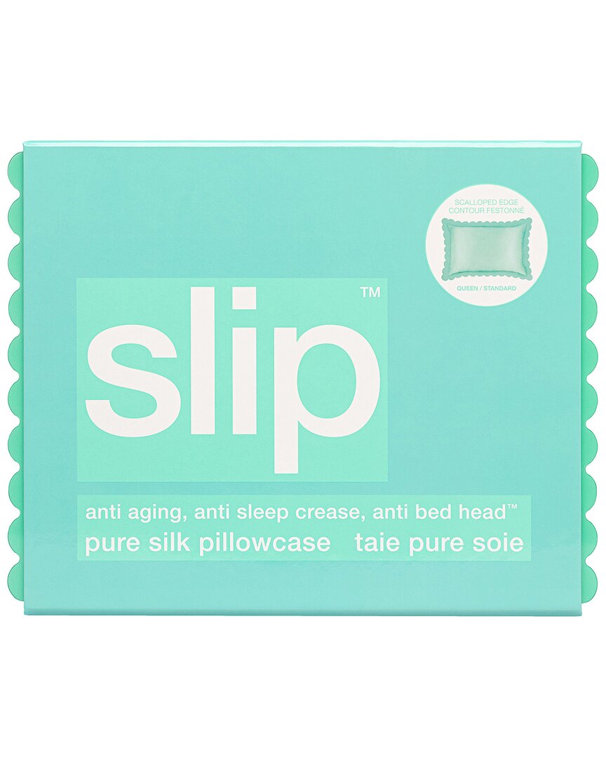 Slip® Pure Silk Queen Pillowcase With Scalloped Edge