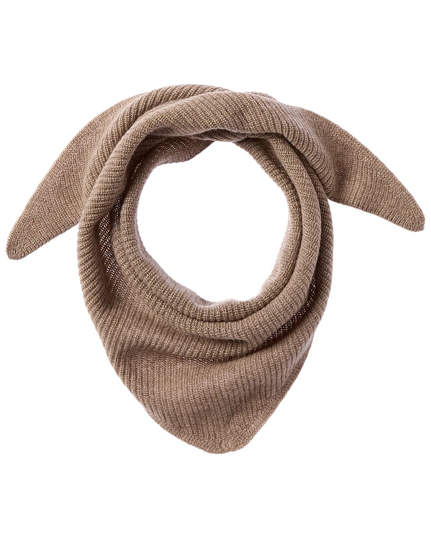 Phenix Rib Knit Cashmere Neckerchief