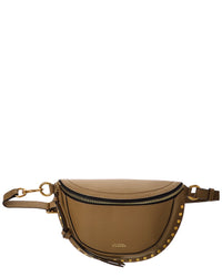 Isabel Marant Skano Leather Belt Bag ONE SIZE Brown Multi