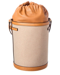 Valentino Antibites Mesh & Leather Bucket Bag