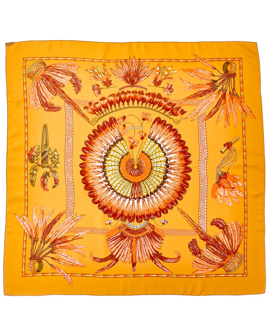 Hermès Brazil Laurence Bourthoumieux Silk Scarf (Authentic Pre-Loved)