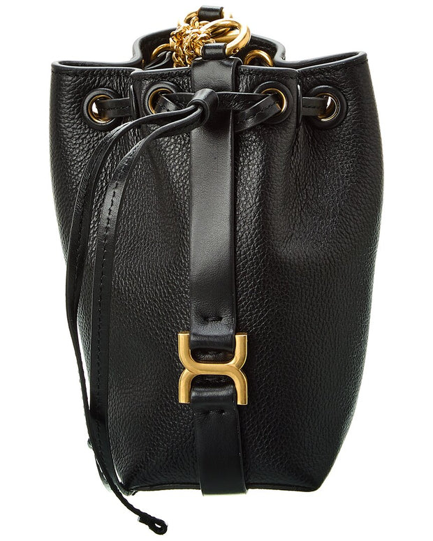 Chloé Marcie Micro Leather Bucket Bag