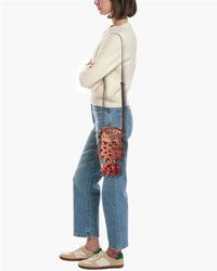 Anya Hindmarch Squid Raffia & Leather Bucket Bag