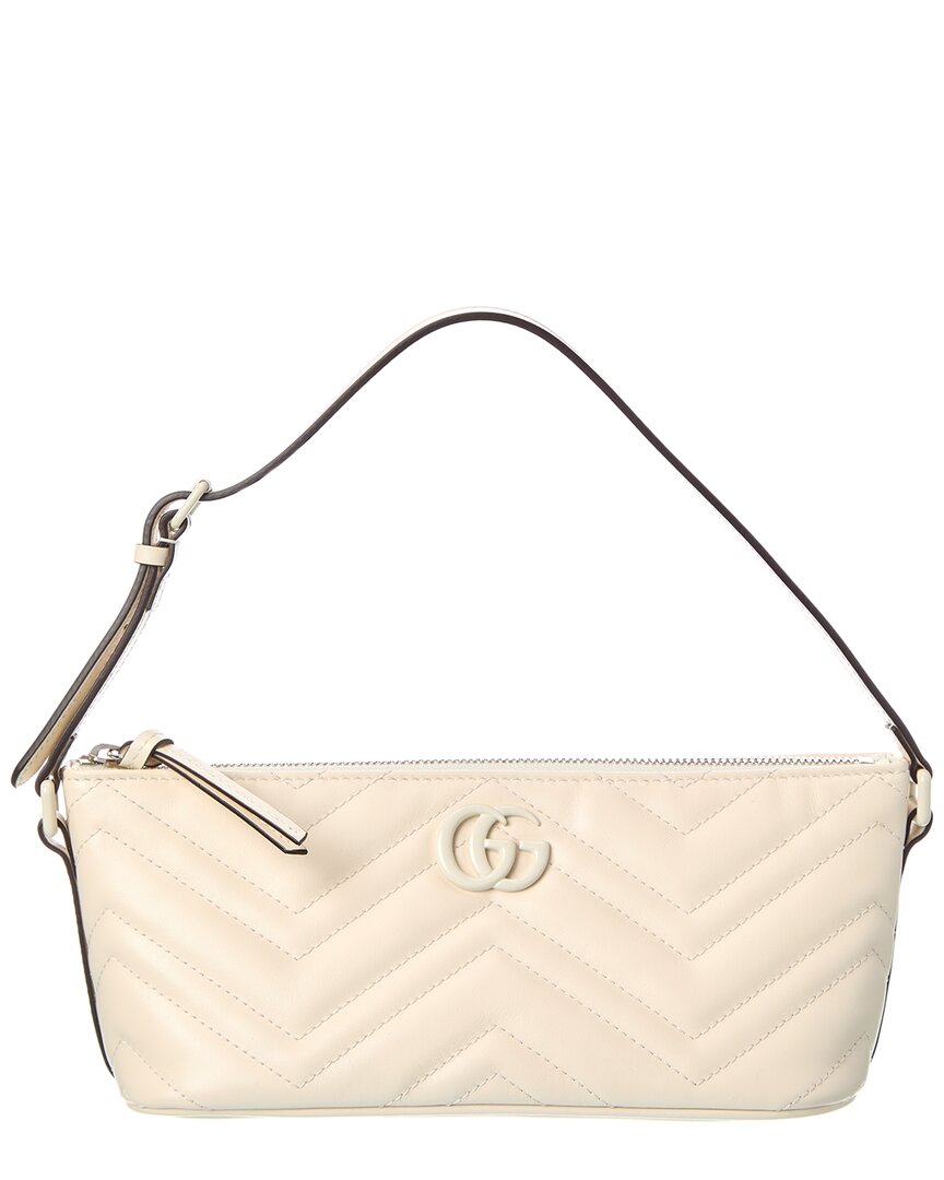 Gucci Gg Marmont Leather Pouchette