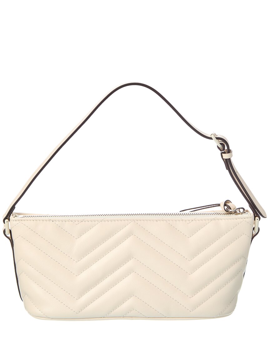 Gucci Gg Marmont Leather Pouchette