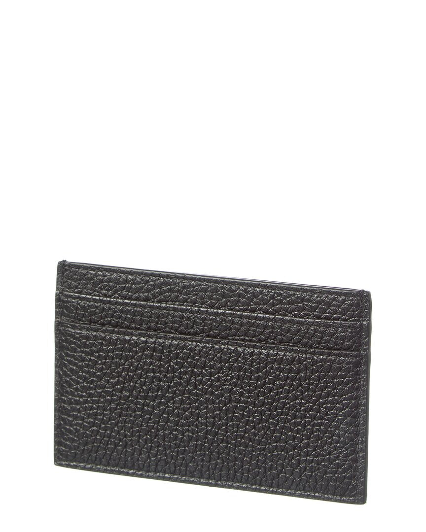 Celine Logo Leather Card Case