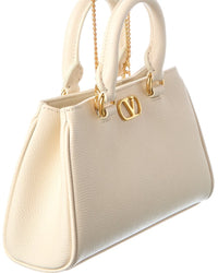 Valentino Valentino Vlogo Signature Mini Leather Clutch