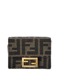 Fendi Micro Trifold Ff Wallet