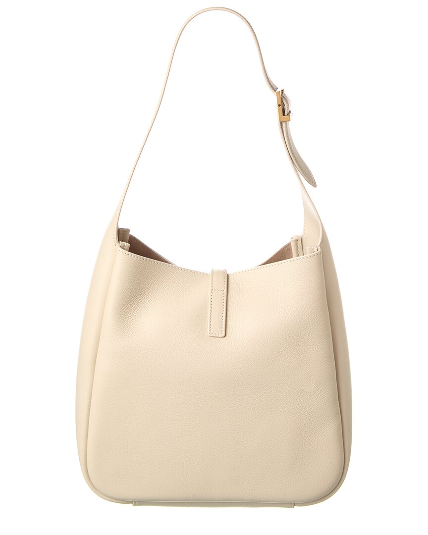 Saint Laurent Le 5 A 7 Small Leather Hobo Bag
