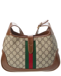 Gucci Jackie 1961 Small Gg Supreme Canvas & Leather Hobo Bag