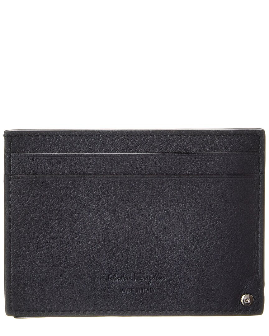 Ferragamo Gancio Pop Mvit Leather Card Holder