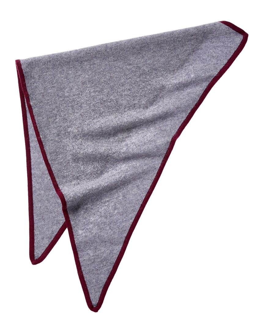 Phenix Knit Triangle Cashmere Scarf