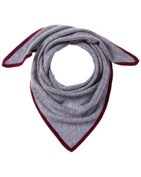 Phenix Knit Triangle Cashmere Scarf