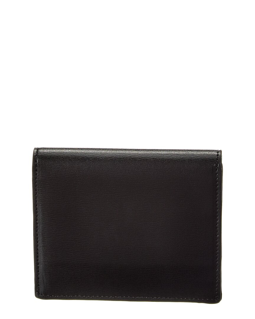 Toteme T-Lock Fold-Over Small Leather Card Case