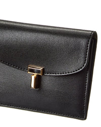 Toteme T-Lock Fold-Over Small Leather Card Case