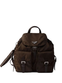 Prada Women Medium Re-Nylon Backpack With Pouch