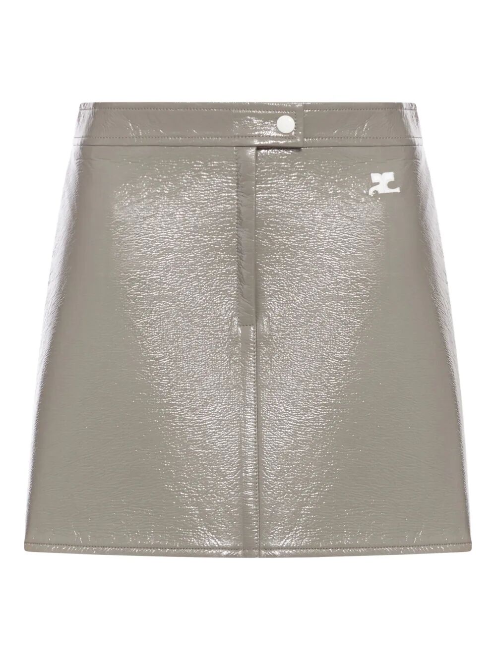 COURREGES Reedition Vinyl Mini Skirt Women
