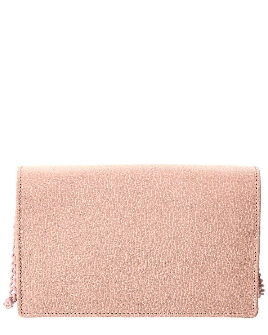 Gucci Gg Marmont Leather Chain Wallet