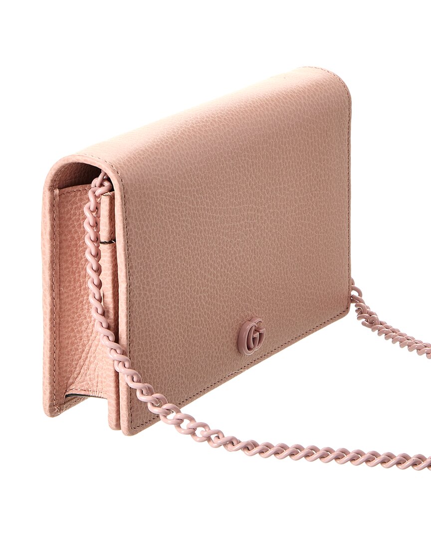 Gucci Gg Marmont Leather Chain Wallet