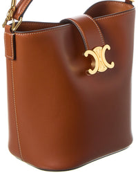 Celine Louise Small Leather Bucket Bag