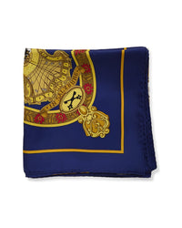 Pre-Owned Hermès In Salzburg By Loïc Dubigeon Mm Printed Silk Scarf (Authentic Pre-