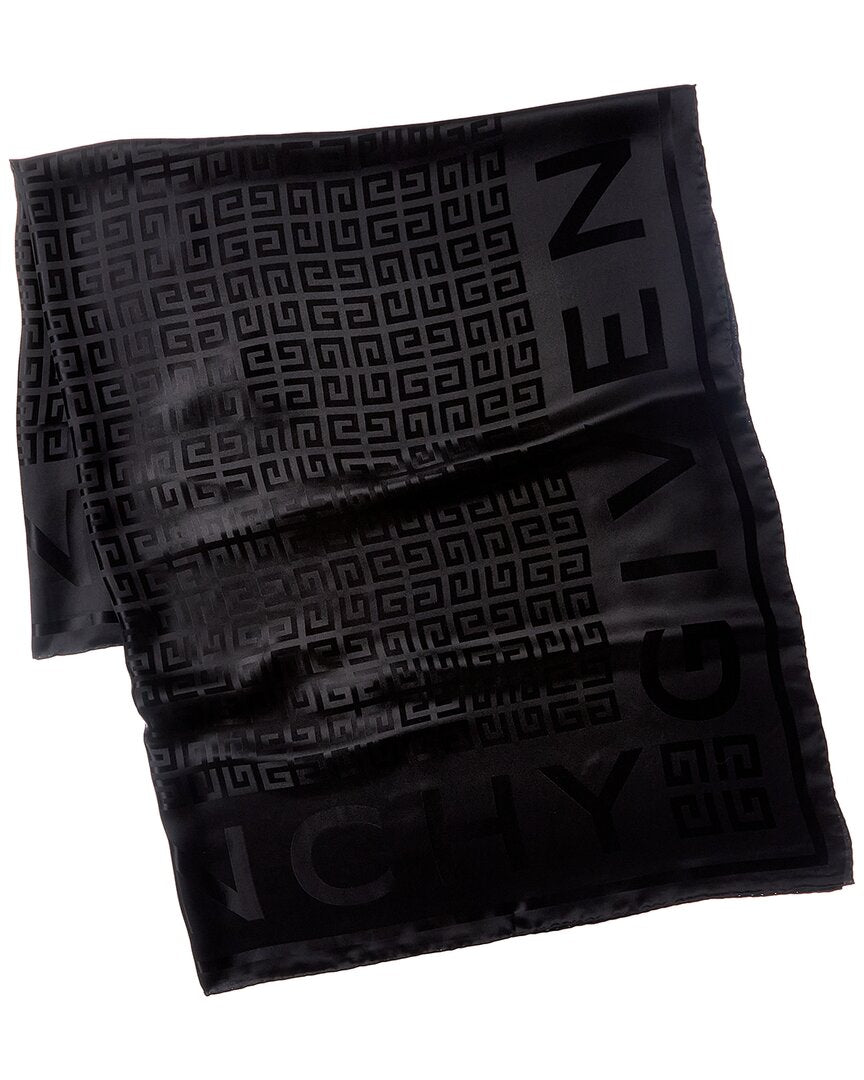 Givenchy Logo Silk Scarf