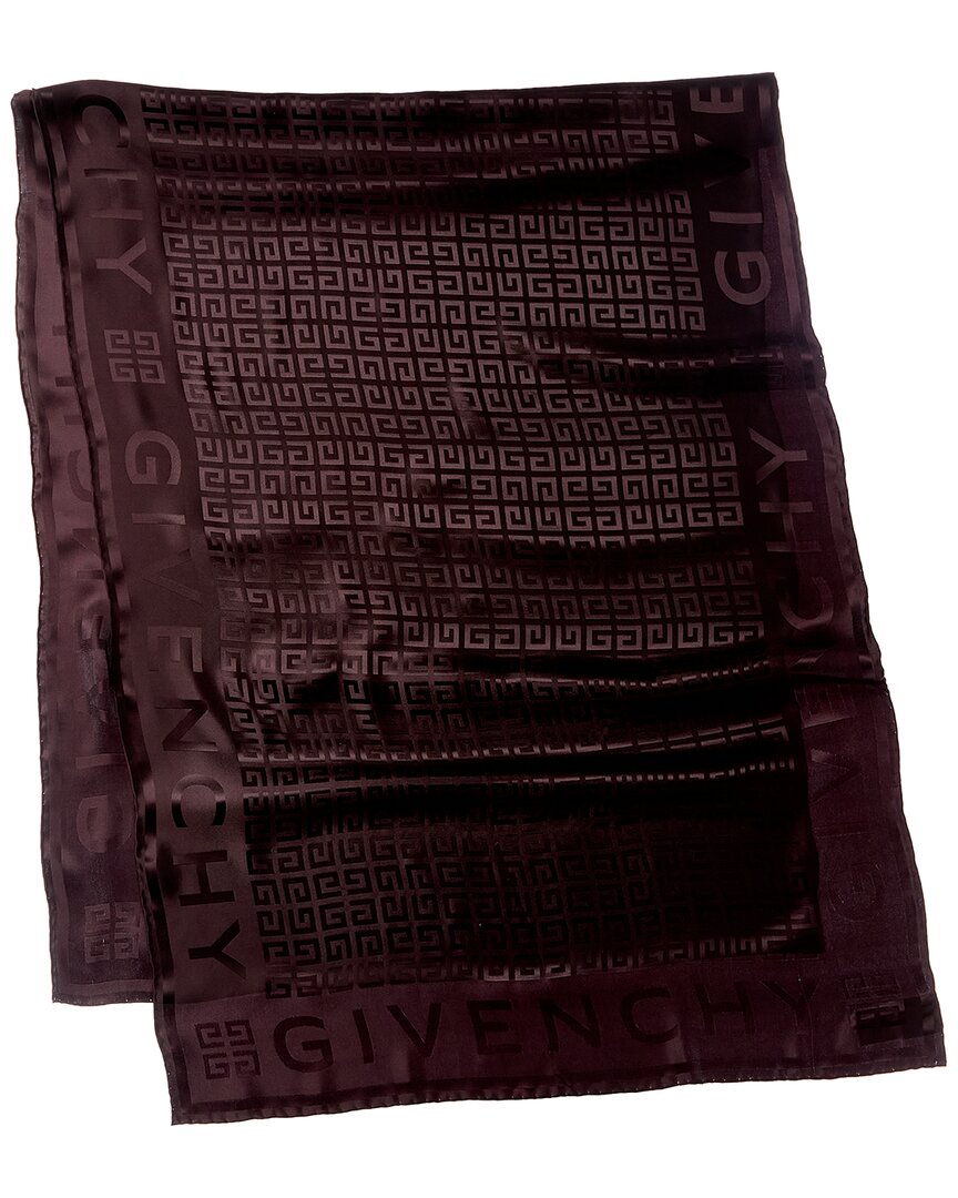 Givenchy Logo Silk Scarf
